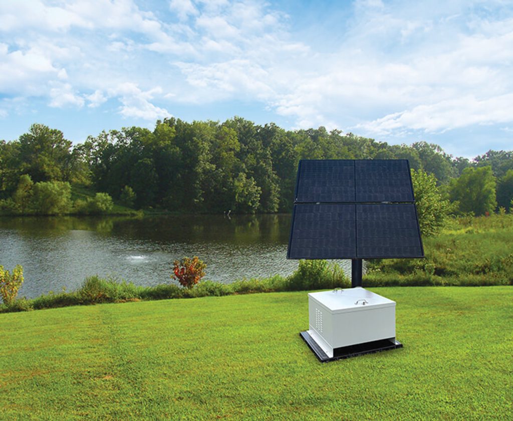 Flow Diffuser In Solar Array NightAir Solar Aeration Kit w/ 2 Diffuser & 200 ft Weight Tubing (FREE ...